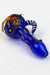 4" GLASS PIPE [XTR1024] Glass Pipe Canadian Distributor Blue
