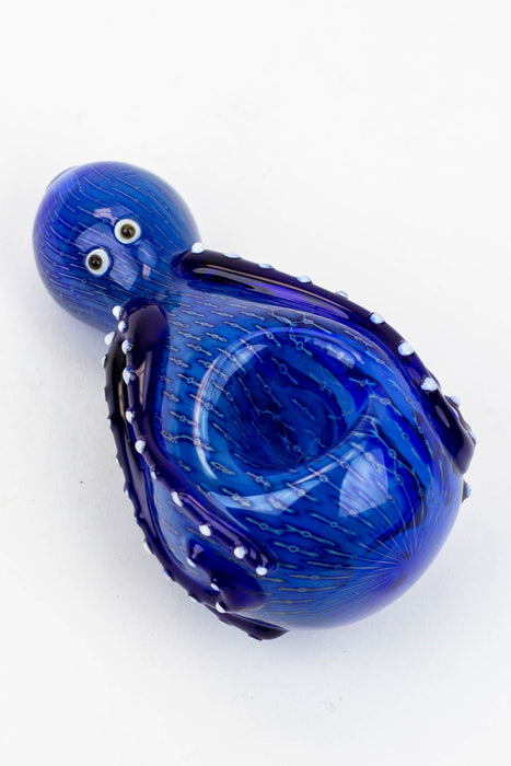 4" GLASS PIPE-OCTOPUS [XTR1040]- - One Wholesale