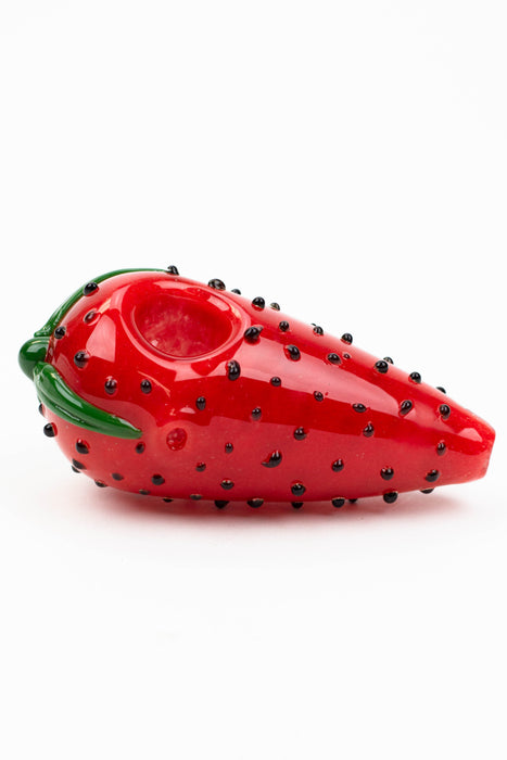 4" GLASS PIPE-Strawberry [XTR1059] Glass Pipe Canadian Distributor