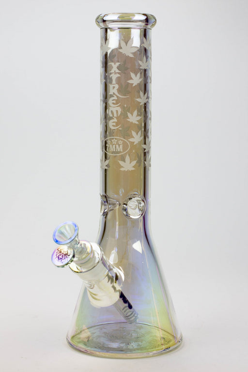 13" XTREME Glass / 7 mm / Electroplated Glass beaker Bong Bongs Canadian Distributor Dream