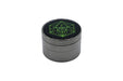 6.3 cm (2.5 inch) Spice Grinder, 4 Part, Vintage, Ancient Symbol Design, Magnetic Lid, Durable Zinc Alloy, Pollen Catcher - Leaf-Way Brand Accessories- - One Wholesale