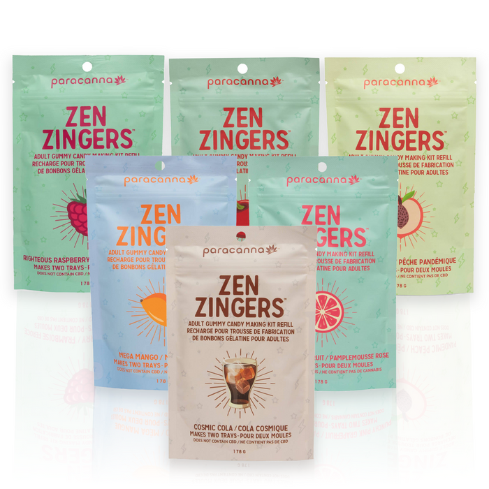 Zen Zingers™ Edible Gummy Mix Refill Edible Mix Paracanna Foods Inc.