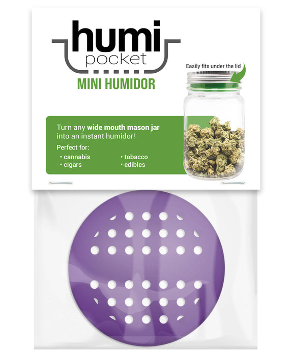 Humi Pocket Mini Humidor-purple - One Wholesale