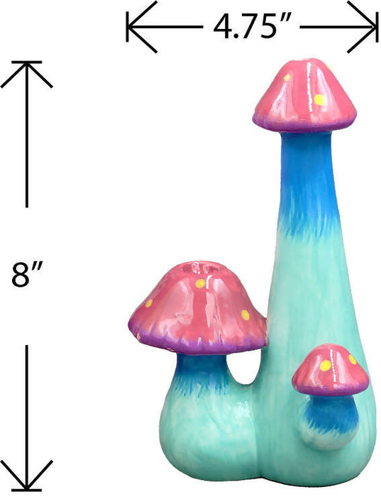 triple mushroom pipe