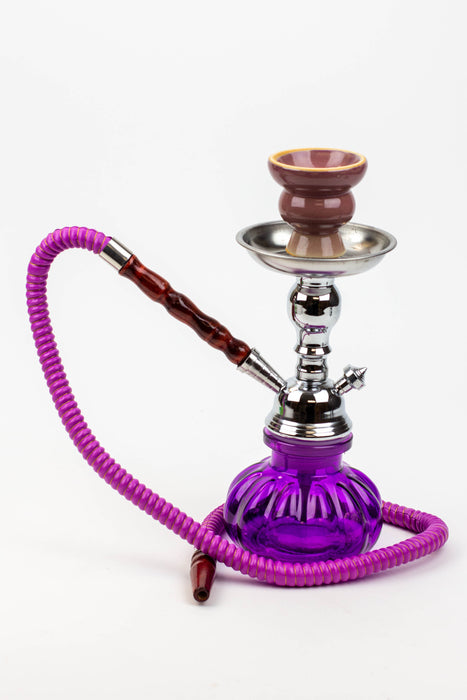 10" 1 hose Hookah [AK2262]-Purple - One Wholesale