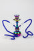 10" 2 hoses Electroplated Hookah [AK2265]- - One Wholesale