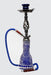 20" 1 hose Twisted wrought metal Hookah [AK2267]-Blue - One Wholesale