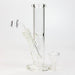 8" 2-in-1 clear tube glass Dab Rig [AKGA013] Rig Canadian Distributor