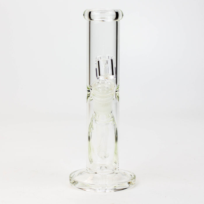 8" 2-in-1 clear tube glass Dab Rig [AKGA013]- - One Wholesale