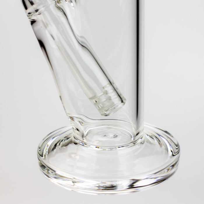 8" 2-in-1 clear tube glass Dab Rig [AKGA013]- - One Wholesale