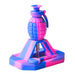 Grenade Silicone Nectar Collector Kit [AKNC] Glass Hand Pipe Canadian Distributor Bule/Pink