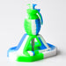 Grenade Silicone Nectar Collector Kit [AKNC] Glass Hand Pipe Canadian Distributor Green/Blue