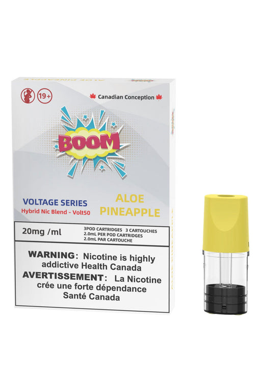 Boom Hybrid Nic Blend Pods 20mg (S Compatible) Box of 5 - Voltage Series- - One Wholesale