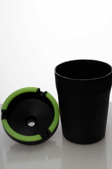 Luminous Butt Bucket Extinguishing Ashtray Glow In the Dark Box of 12 Plastic Ashtray ONE