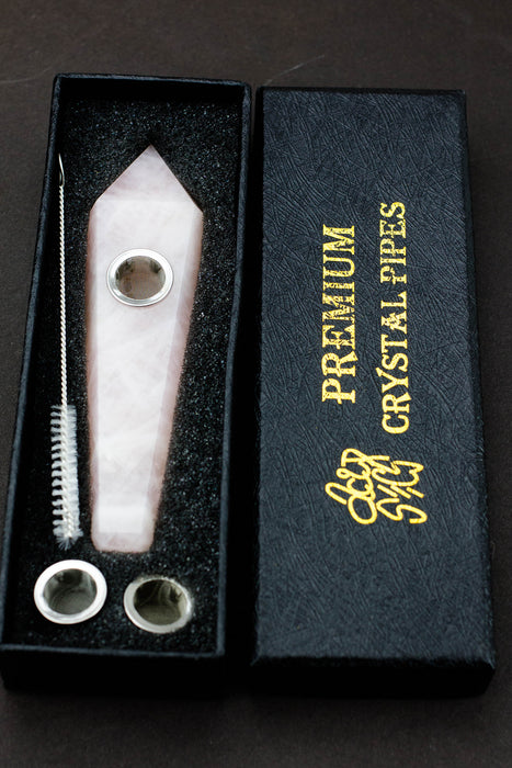 Acid Secs - Pink Rose Quartz Smoking Pipe Quartz · Stone Pipe Acid Secs Productions Inc. Pink Rose Quartz