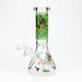 8" NM glass water bong - Glow In the dark Glass Bong BANKA Graphic A