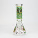 8" NM glass water bong - Glow In the dark Glass Bong BANKA