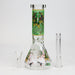 8" NM glass water bong - Glow In the dark Glass Bong BANKA