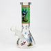 8" NM glass water bong - Glow In the dark Glass Bong BANKA Graphic B
