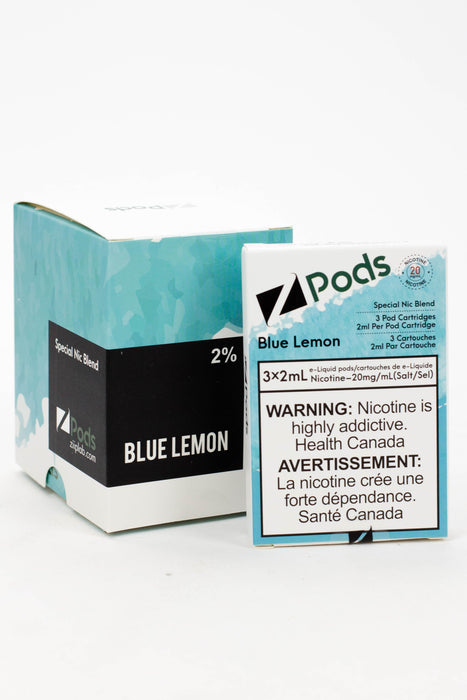 ZPOD S-Compatible Pods Box of 5 packs (20 mg/mL)-Blue Lemon - One Wholesale