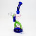 10" Infyniti Glass 2-in-1 recycler Glass Bong ONE Blue-Pink