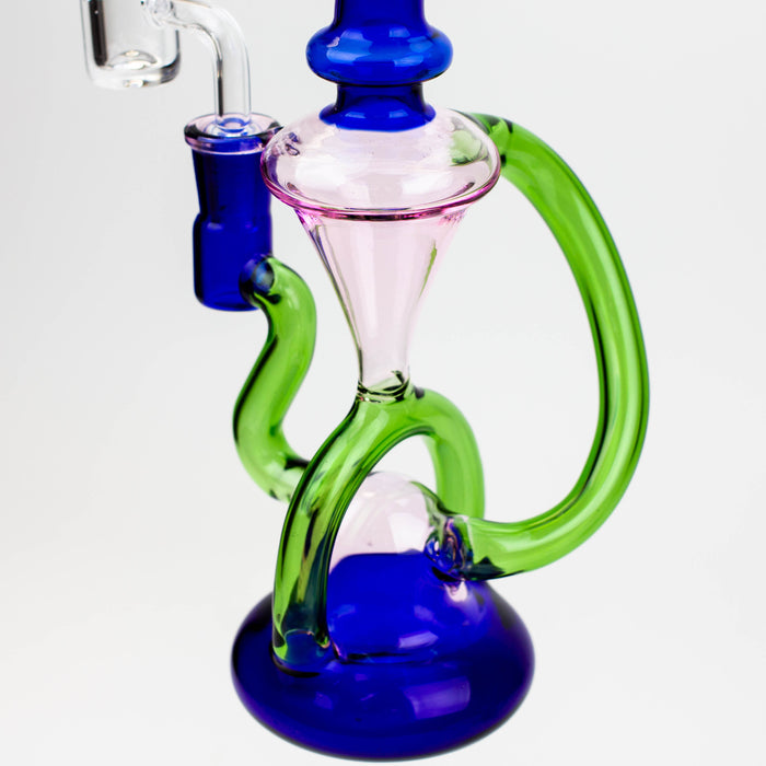 10" Infyniti Glass 2-in-1 recycler Glass Bong ONE