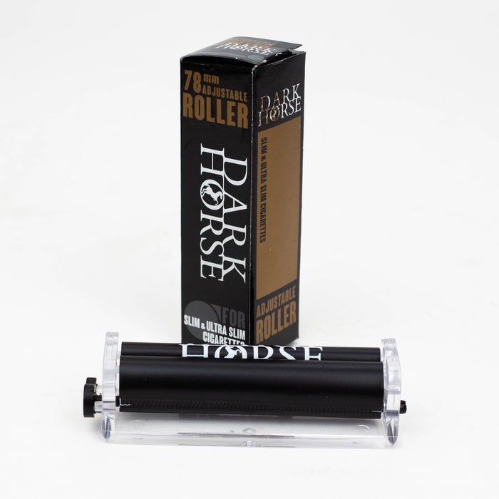 Adjustable 78 mm DARK HORSE roller for Slim and Ultra slim cigarettes - BLACK