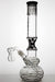 16" thumb holder ghost glass water bong-Black - One Wholesale