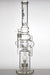 20" genie 3 chamber recycled water bong with barrel diffuser-Clear - One Wholesale