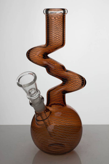 8 in. kink-zong water pipe-Brown - One Wholesale