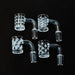 Flat top Original banger with sandblast graphic for 14 mm male joint Banger · Oil Burner ONE