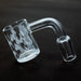 Flat top Original banger with sandblast graphic for 14 mm male joint Banger · Oil Burner ONE Fire