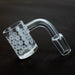 Flat top Original banger with sandblast graphic for 14 mm male joint Banger · Oil Burner ONE Flower