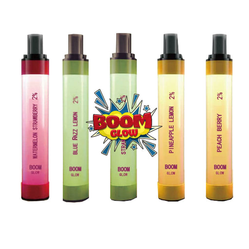 Boom Glow 2200 puff disposable Box of 10- - One Wholesale