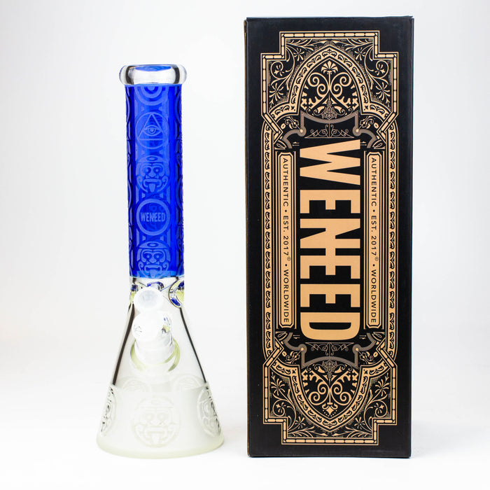 WENEED®-14" Tribal Warrior Beaker 7mm Glass Bong WENEED®