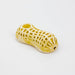 Handmade Ceramic Smoking Pipe [Peanut] Quartz hand pipe Black Piranha Designs
