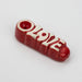 Handmade Ceramic Smoking Pipe [3D LETTERS] Quartz hand pipe Black Piranha Designs LOVE