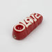 Handmade Ceramic Smoking Pipe [3D LETTERS] Quartz hand pipe Black Piranha Designs