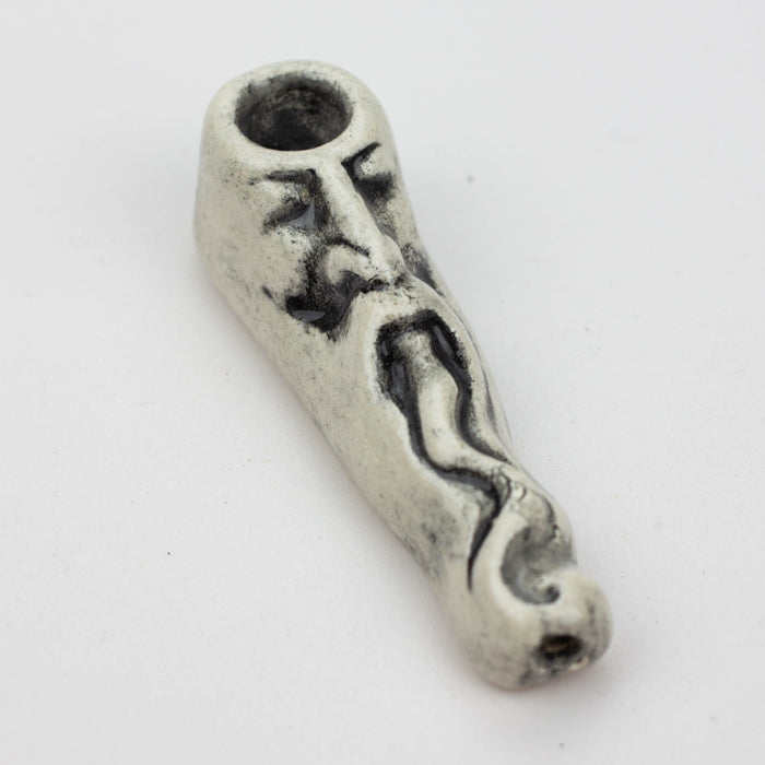 Handmade Ceramic Smoking Pipe [COLLECTIONS] Quartz hand pipe Black Piranha Designs Wizard
