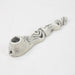 Handmade Ceramic Smoking Pipe [WIZARD/XL] Ceramic Pipe Black Piranha Designs