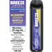 Breeze Pro S50 Disposable 20MG Box of 10 Federal Excise Tax ONE Blueberry Banana
