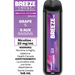 Breeze Pro S50 Disposable 20MG Box of 10 Federal Excise Tax ONE Grape