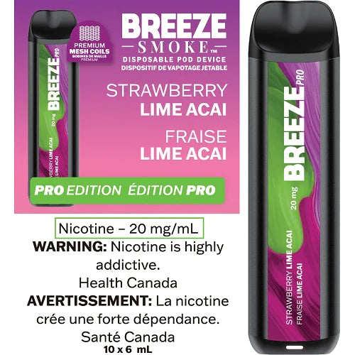 Breeze Pro Disposable 20MG Box of 10