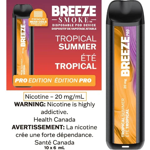 Breeze Pro Disposable 20MG Box of 10