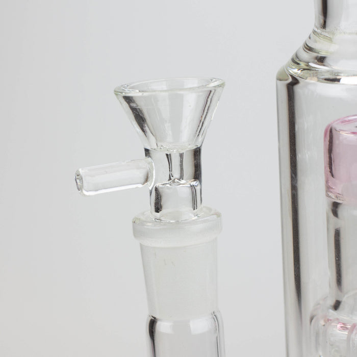 7" XTREME 2-in-1 Showerhead perc. glass Bong [XTR305]