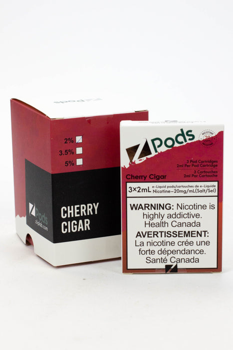 ZPOD S-Compatible Pods Box of 5 packs (20 mg/mL)-Cherry Cigar - One Wholesale