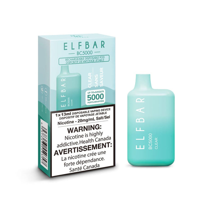 ELF BAR BC5000 Puff Disposable Vape 20 mg/mL Box of 10