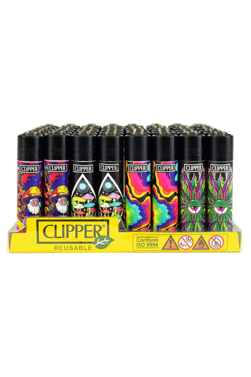 CLIPPER PSYCHEDELIC 7 LIGHTERS COLLECTION [LT1001PS7] Lighter Canadian Distributor