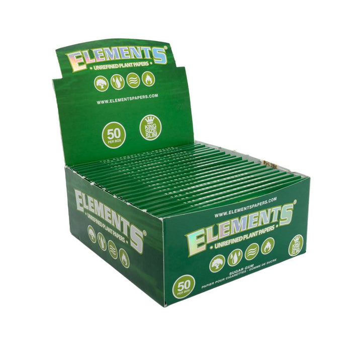 Elements Green smoking Papers ROLLING PAPER ONE King