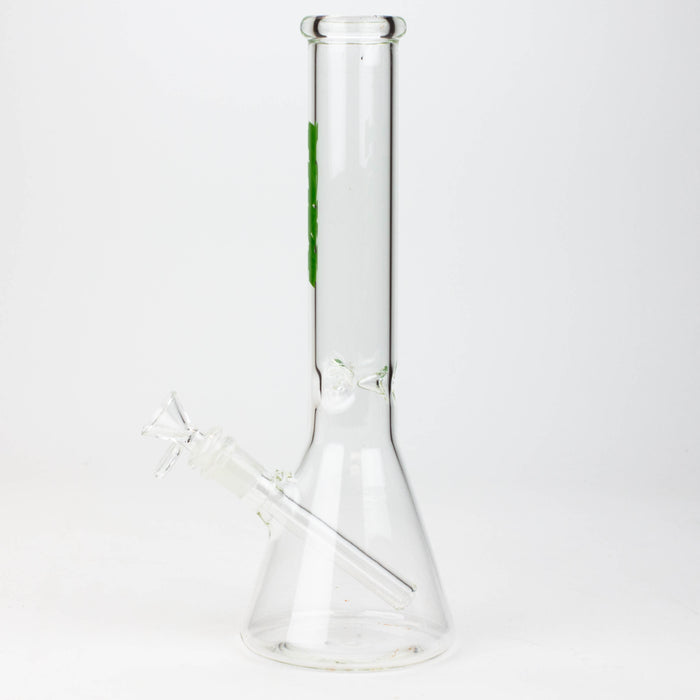 TOKE - 12" Beaker glass water bong- - One Wholesale